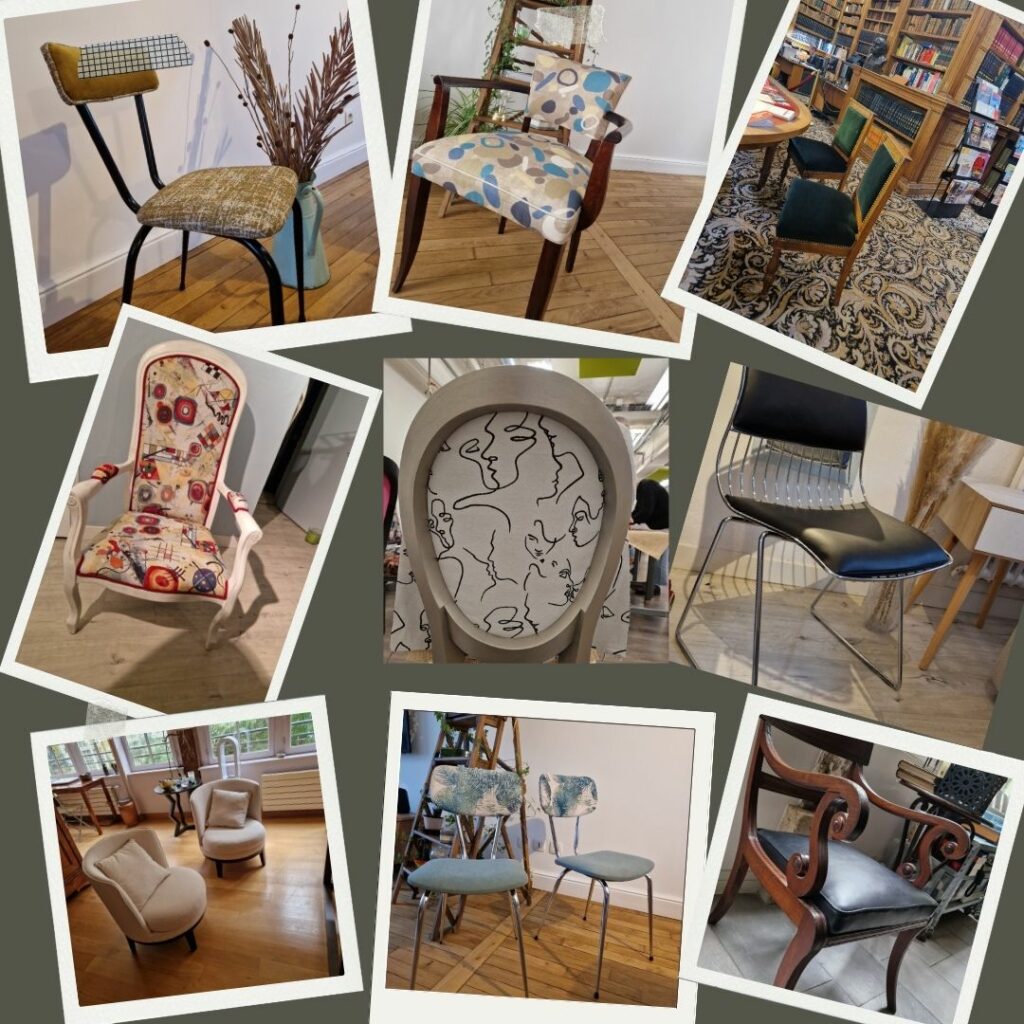 Des chaises restaurés