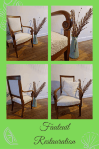 Fauteuil Restauration blanc