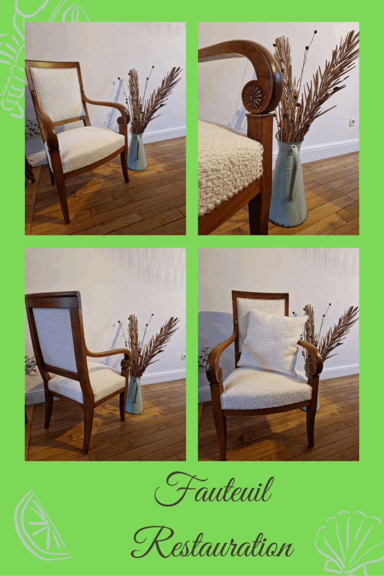 Fauteuil Restauration blanc