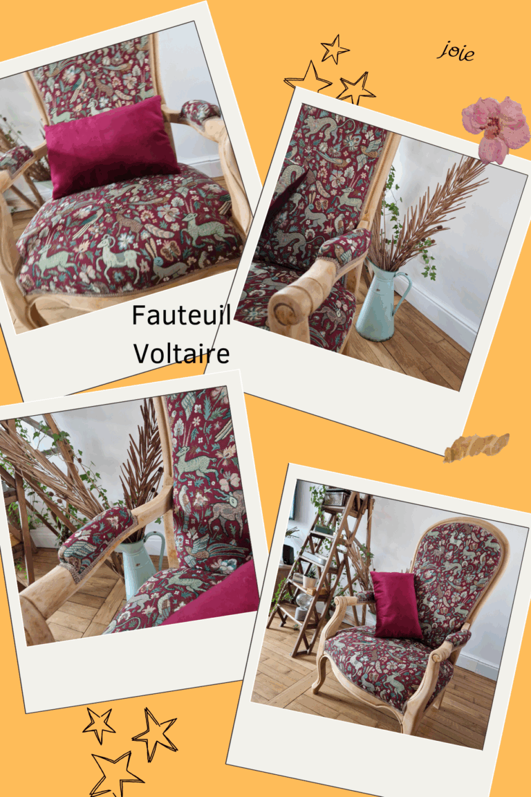 Fauteuil Voltaire carole