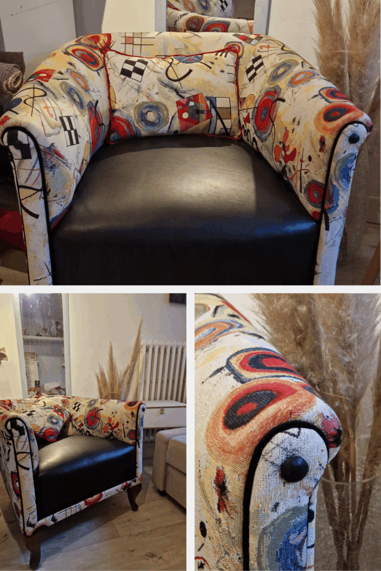 fauteuil tonneau sylvie